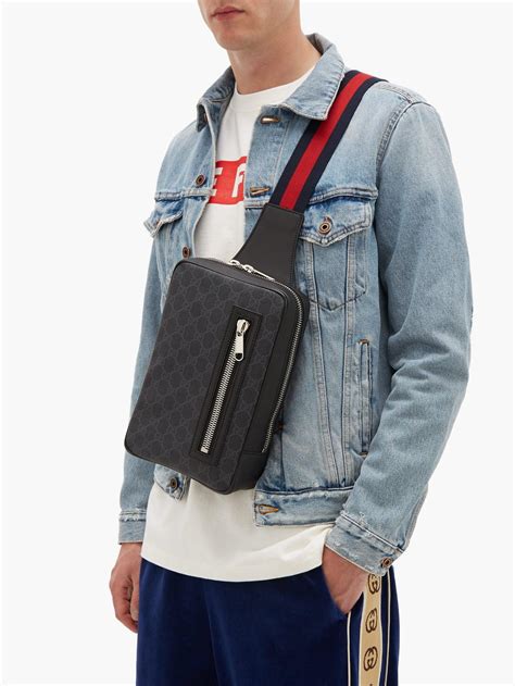 gucci man bag cheap|gucci waist bags men's.